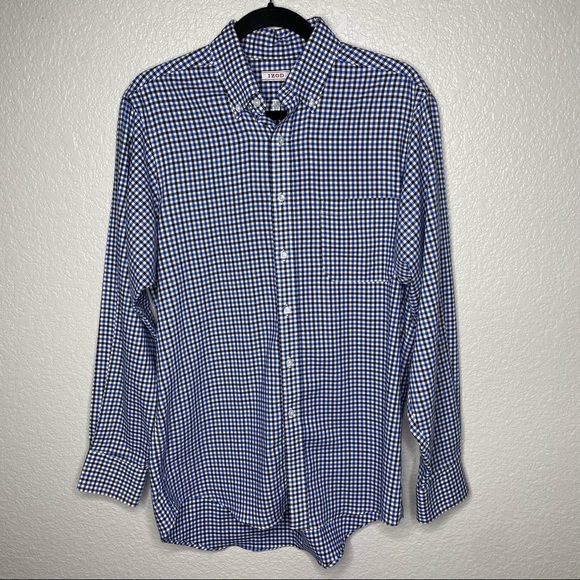 IZOD Button Down Shirt SZ 15-15 1/2 34/35 - Picture 3 of 10